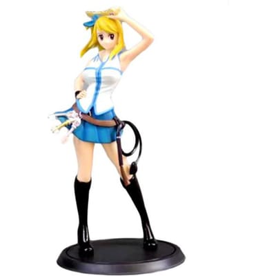 1 Stuk Fairy Tail Actiefiguren Natsu Magiër Erza Scarlet Gray Lucy PVC Model Een Wereld Vol Magie Collectie Kinder Cadeau Speelgoed beige