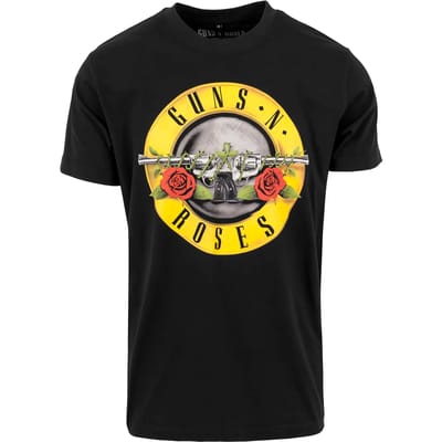 Mister Tee Guns N' Roses - Guns n' Roses Logo Heren T-shirt - L - Zwart