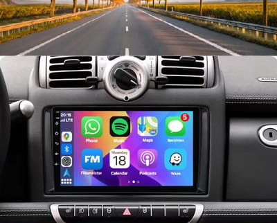 Autoradio 2/32GB met Carplay en Android auto | Geschikt voor Mercedes Benz Smart Fortwo 2005-2010 | Radio scherm met Navigatie | 2005 2006 2007 2008 2009 2010 | 451