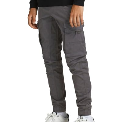 JACK & JONES- JPSTPAUL JJFLAKE 542 ASPHALT NOOS JNR - Jongens - Broek