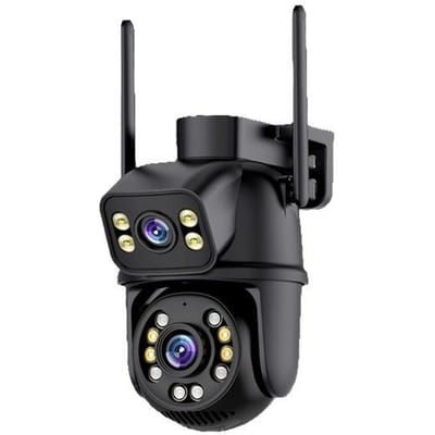 Nieuwe EU 4K 8MP HD Wifi PTZ Camera Buiten 4MP Dual Lens Dual Screen AI Auto Tracking IP camera CCTV Audio Video Surveillance P2P iCSee camera