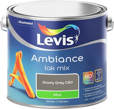 Levis - Ambiance Lak Mat Mix - Shady Grey C60 - Mengverf - 2,5 L