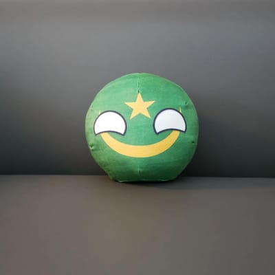 20/10cm De Islamitische Republiek Mauritanië Pluche Speelgoed Landbal Gevulde Pop Hanger Huisdecoratie