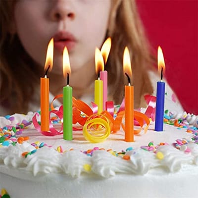 Kleine conische kaarsen set - 60 stuks, dripless voor magie en feestdecoraties (10 kleuren, 10 cm hoog)
