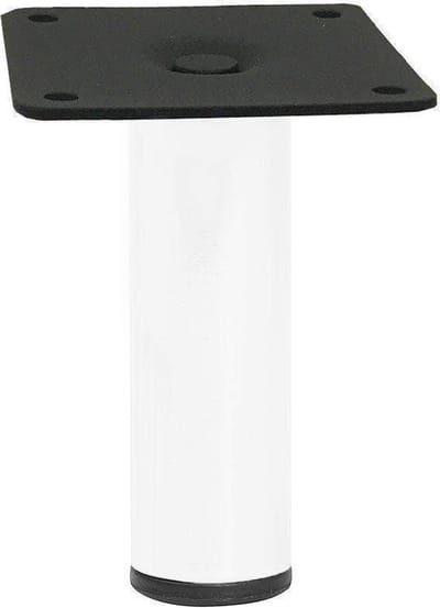FLE - Stalen meubelpoot wit rond ø 3 cm en hoogte 10 cm