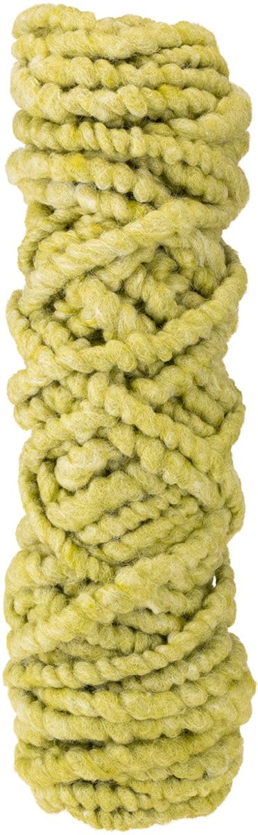 Zacht Mirabell viltkoord, wol, groen, 25 meter decoratief lint voor bl