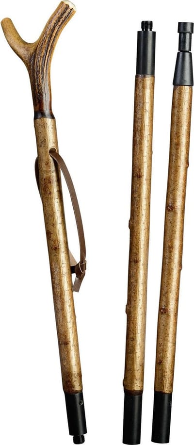 Gastrock Jagersstok – Hertengewei – Driedelig – 170 cm - Jachtstok - Wandelstok