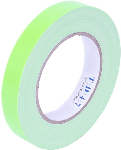 TD47 Gaffa Tape 19mm x 25m Fluor Groen
