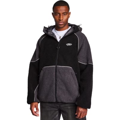 Street Cartel Romario Borg Jassen Heren - Zwart - Maat S - Sherpa