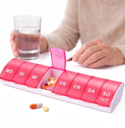 Pillendoosje I Pillendoos I Medicijn Doosje I Pil Box I 7 dagen I 1 Week I Maandag t/m Zondag I Roze