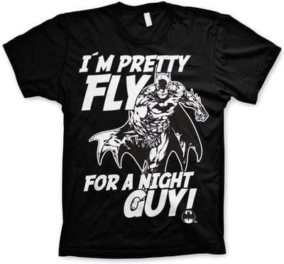 Batman I'm Pretty Fly For A Night Guy – Groot, lang T-shirt WB-1-BAT017-H39-12