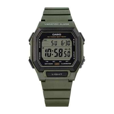 Casio Casio Collection W-738H-3AVEF Horloge - Kunststof - Groen - Ø 43 mm