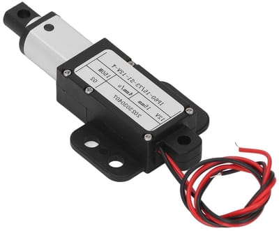 Microlineaire actuator 0.59 inch slag, 150N kracht, 12V DC servo motor voor meubels, verstelbare snelheid en bevestigingsbeugel voor massage fauteuils