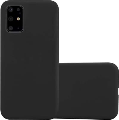 Cadorabo Hoesje geschikt voor Samsung Galaxy S20 PLUS in CANDY ZWART - Beschermhoes gemaakt van flexibel TPU silicone Case Cover