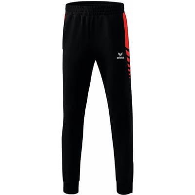 Erima Six Wings Worker Broek Heren - Rood / Zwart | Maat: S