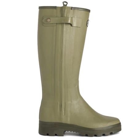 Regenlaars Le Chameau Chasseur Cuir Vert Men-Schoenmaat 46 (UK 11)