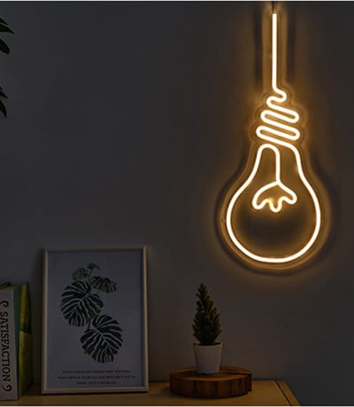 Ohno - Hanging Light Bulb - LED Neon Sign