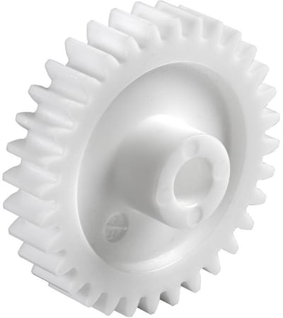 Reely Polyacetaal Recht tandwiel Soort module: 0.5 Boordiameter: 4 mm Aantal tanden: 30