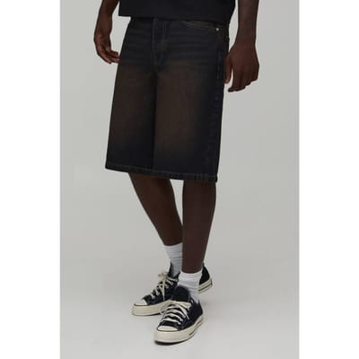 Regular Rigid Denim Jorts | Dark Wash | Size 44