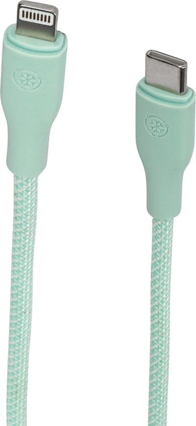Oplaadkabel geschikt voor iPhone 14 / 13 / 12 / 11 / X / SE - USB-C naar Lightning Kabel - 1 Meter Blauw - 20W Power Delivery Fast Charge - Extra Sterk Nylon - USB C Lader Kabel