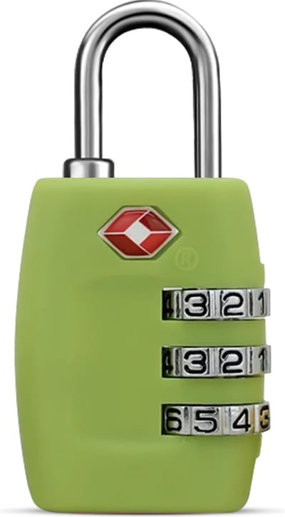 Kofferslot - Hangslot - Cijferslot - 3 Cijfers - TSA Gecertificeerd - Groen