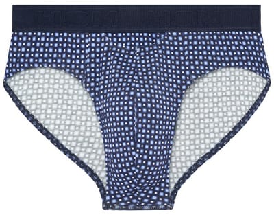 HOM - Hampton Mini Briefs H01 - Navy Print - mannen - S
