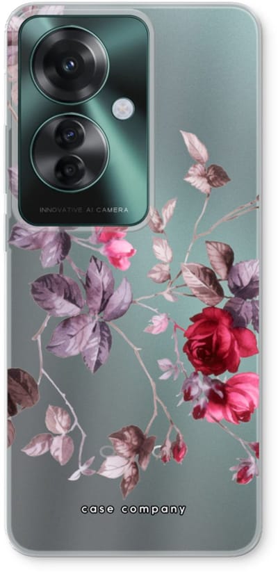 Case Company® - Hoesje geschikt voor Oppo Reno 11 F hoesje - Mooie bloemen - Soft Cover Telefoonhoesje - Bescherming aan alle Kanten en Schermrand