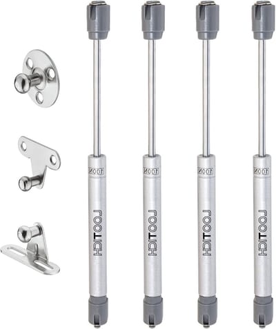 Automatische Luidsteun voor Keukenladen en Kasten - Hydraulische Gasveer met Zachte Sluiting - Set van 4 Stuks voor Deur en Speelgoedkist
