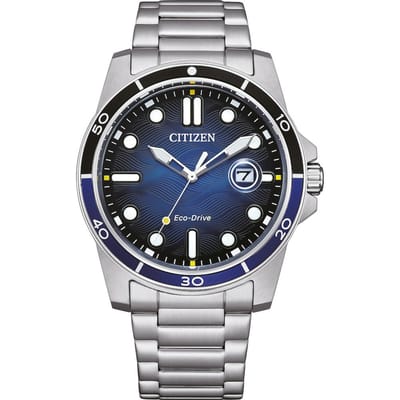 Citizen AW1810-85L Horloge - Staal - Zilverkleurig - Ø 41 mm