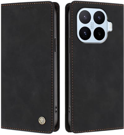 Coverup Hoesje - Geschikt voor Xiaomi 17T Pro Hoesje - Coverup Classic Book Case - Zwart