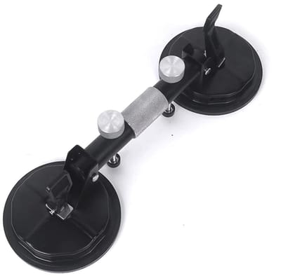 Zuignappen voor glas - Vacuüm lifter - Materiaal verplaatsen - Hoge zuigkracht - 150KG - Zilver
