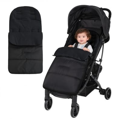 Voetenzak voor kinderwagen - 86*40 cm - Waterdichte en slijtvaste buitenlaag van Oxford-stof - Kan gebruikt worden als slaapzak - Kan gebruikt worden als zitkussen - Babyslaapzak - Voetenzak voor kinderwagen - Verdikte - Winddicht - Waterdicht - Warm