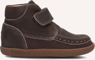 Baby | Klittenbandschoenen | Jongens | Dark Brown | Leer | Shoesme | Maat 19