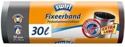 Swirl vuilniszakken | met fixeerband | extra lang | 30 liter 1 rol