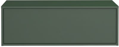 Vente-unique Hangend badkamermeubel onder wastafel - Mat groen - 94 cm - TEANA II
