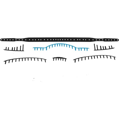 Babolat BG PD Jr 25 Set Snaarbeschermers-Zwart