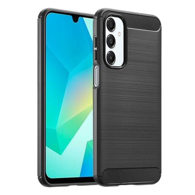 imoshion Hoesje - Geschikt voor Samsung Galaxy A16 (4G) / A16 (5G) - Brushed Backcover - Zwart