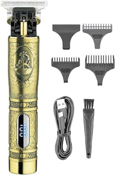 Haartrimmer Set - Professionele Trimmer - Thuis Kapsel Maken - Stille Motor - 120 Min Gebruik - Metaal