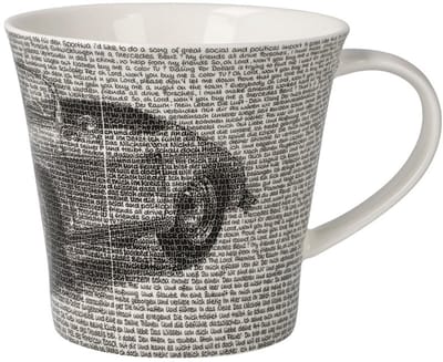 Goebel - Saxa | Koffie / Thee Mok Porsche 356 Black | Beker - porselein - 350ml - 2 stuks