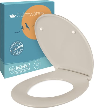 Calmwaters Original - WC-bril - Pergamon - Duroplast - Softclose - Afneembaar