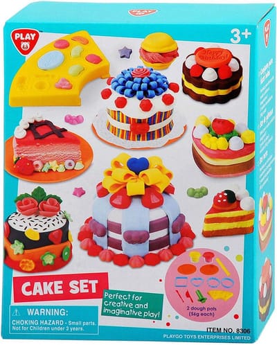 Play klei speelset gebakjes - creatieve kleiset voor kinderen.