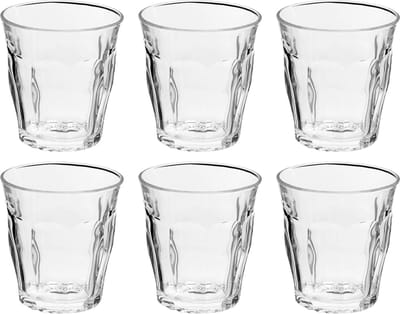 Duralex Picardie Glazen Set van 6 – 20 cl – Transparant – Gehard Glas – Waterglazen & Frisdrankglazen