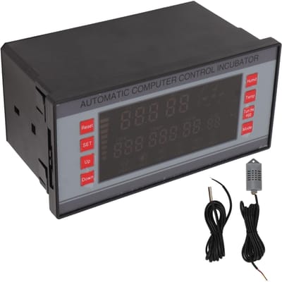 Incubator Temperatuurregelaar Controle Automatisch Slimme Incubatie Thermostaat AC160?240 V 50 Hz black