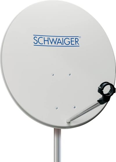 Satellietschotel 72 cm Staal Lichtgrijs voor Optimale TV Ontvangst