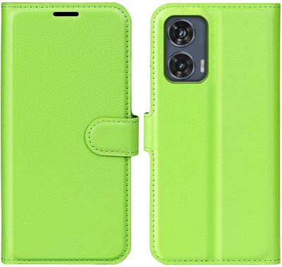 Coverup Hoesje - Geschikt voor Motorola Edge 50 Fusion Hoesje - Coverup Book Case - Groen