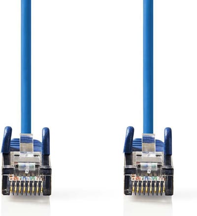 Nedis CAT5e Netwerkkabel - SF/UTP - RJ45 Male - RJ45 Male - 15.0 m - Rond - PVC - Blauw - Envelop