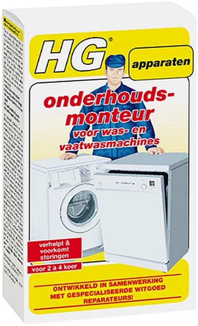 HG onderhoudsmonteur - geschikt voor (vaat)wasmachines - 1 x 200 gram