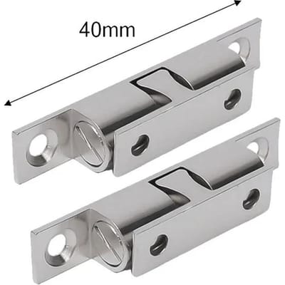 1 stuks Meubeldeur Kogelvanger Messing Dubbele Roller Veer Kogelvanger Sluitingen Kast Deur Verstelbare Spanning Sluiting 40mm