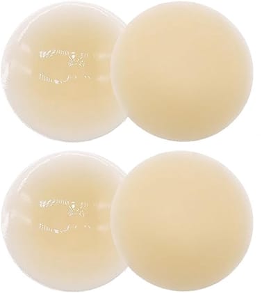 2 Paar - Nipple Covers - Siliconen Tepelstickers - Zelfklevende Tepelplakkers - Tepelbedekkers - Tepelbeschermers - Boob Tape - Herbruikbaar - Bh accessoires