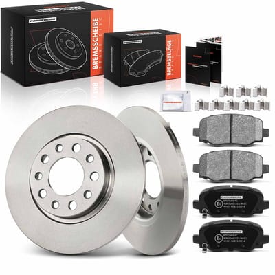 Frankberg 2x remschijven 4x remblokken achteras voor Jeep Cherokee KL